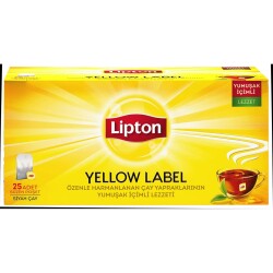 LİPTON BARDAK 25'Lİ YELLOW LABEL(50GR) - LİPTON