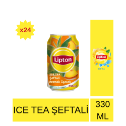 LİPTON ICE TEA KUTU 330 ML ŞEFTALİ (24) - 1