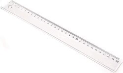 MAS 2230 PLASTİK CETVEL 30 CM (ŞEFFAF) - MAS