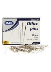 Mas 330 Toplu İğne 20 Gr Nikelli 28 Mm - 2