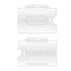 MAS 3520 PLASTİK KART MUHAFAZA YATAY-54X86-ŞEFFAF 50 Lİ - MAS