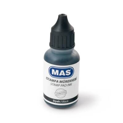 MAS 462 ISTAMPA MÜREKKEBİ 20ML SİYAH - 1
