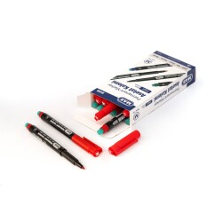 MAS 6440 SİLGİLİ ASETAT KALEMİ KIRMIZI M - MAS