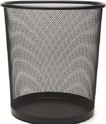 MAS 854 TAM DELİKLİ ÇÖP KOVASI (SİYAH) - MAS