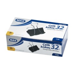 MAS 930 OMEGA ÇELİK KISKAÇ 32 MM -SİYAH- - MAS