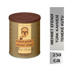 MEHMET EFENDİ TÜRK KAHVESİ TENEKE KUTU 250GR (12) - 1