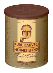 MEHMET EFENDİ TÜRK KAHVESİ TENEKE KUTU 250GR (12) - 2