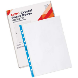 NOKİ POŞET DOSYA KRİSTAL 100 LÜ 4830CR - NOKİ