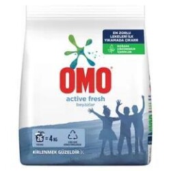 OMO MATİK 4 KG ACTIVE FRESH BEYAZLAR - OMO