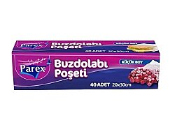 Parex Buzdolabı Poşeti Küçük Boy 20*30cm 40'li - PAREX