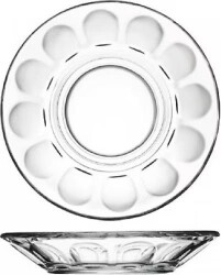 Paşabahçe 54411 Optikli Çay Tabagı 6lı - PAŞABAHÇE