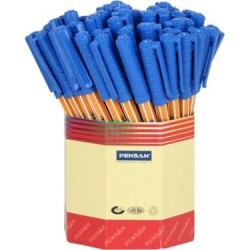PENSAN 1010 TÜKENMEZ KALEM MAVİ 60*LI 1 MM - PENSAN