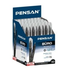 PENSAN 2270 BÜRO TÜKENMEZ KALEM 1MM SİYAH - PENSAN