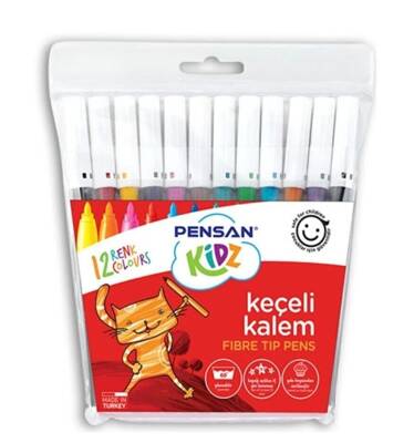 PENSAN 99060 KEÇELİ KALEM 12 RENK - 1