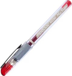 PENSAN MY SIGN JEL ROLLER KALEM KIRMIZI-(1MM-12.Lİ) 6030 - PENSAN