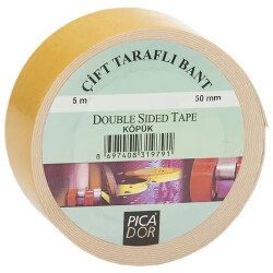 PİCADOR 4301 ÇİFT TARAFLI KÖPÜK BANT 50MM*5M - PİCADOR