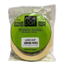 PİCADOR 4701 MASKELEME BANDI 19MM*40M - PİCADOR
