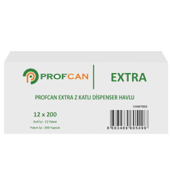 PROFCAN EXTRA Z KATLI DİSPENSER HAVLU 200*12 - 1