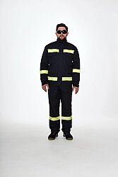 Projacket Alev Almaz Yangın Koruma İş Güvenlik Takımı Smy-10031 Yüksek Koruma - 