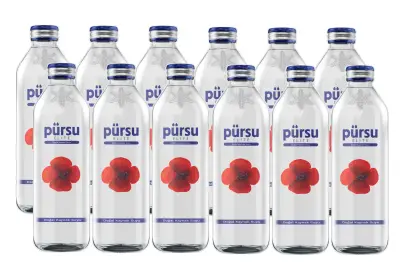 Pürsu Pürsu Doğal Kaynak Cam Şişe Su 0,33ml 12li Ürün Görseli