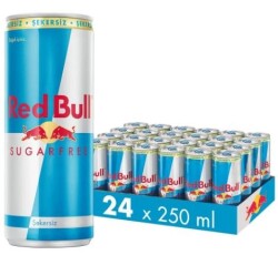 RED BULL 250 ML TENEKE ŞEKERSİZ (24*) - 