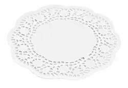 Beyaz Renk Dikdortgen Kağıt Dantel 26*37cm 100'lu - 2