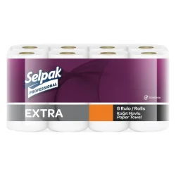 SELPAK 7906608 PROFESSİONAL EXTRA RULO HAVLU 8Lİ (3) 