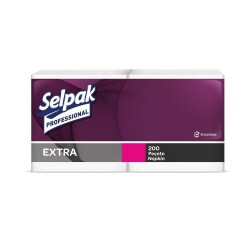 SELPAK 7900072 PROFESSİONAL EXTRA SÜPER PEÇETE 30*30CM 200LÜ (15) - SELPAK