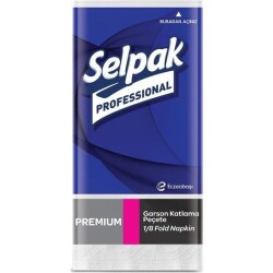 Selpak Professional Garson Katlama Peçete 40 x 40 Cm Beyaz 50'li - SELPAK