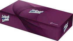 SELPAK 7904751 PROFESYONEL EXTRA KUTU MENDİL 2 KATLI 18*21CM 80Lİ (24) - SELPAK