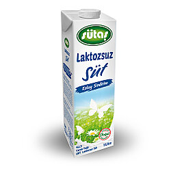 Sütaş Laktozsuz Süt 1000 ML Yarım Yağlı - SÜTAŞ
