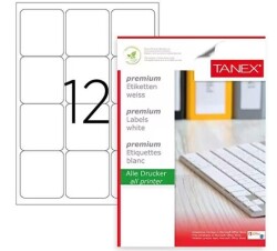 Tanex Laser Etiket Tw-2114 105*41 Mm 100 Lü - TANEX