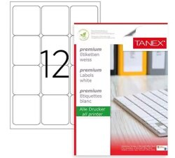 Tanex Laser Etiket Tw-2114 105*41 Mm 100 Lü - 2