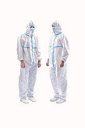 Tek Kullanımlık Koruyucu Tulum - 55gr Laminasyonlu, Sıvı Geçirmez, Tam Koruma İçin Medikal Ve Endüstriyel - 