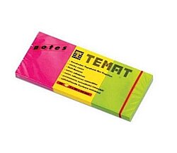 Temat 10770 3x50x40 Yapışkanlı Not Kağıdı Karışık Renk Tekli - TEMAT
