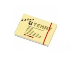 Temat 565601 50*75 Yapışkanlı Not Kağıdı Sarı - TEMAT