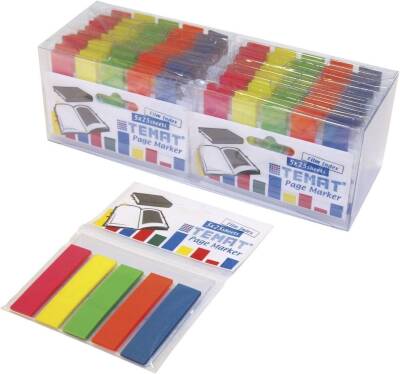 TEMAT P525 12*45MM PAGE MARKER 5 RENK 10861 - 1