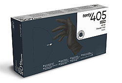 Tenty Ekstra Kalın Pudrasız Siyah Nitril xl - TENTY 