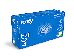 Tenty Mavi Nitril Pudrasız Muayene Eldiveni M Beden - TENTY