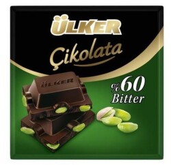 ÜLKER ÇİKOLATA KARE 65 GR. A.FIS.BİT.%60 (6*6) 1576-05 - ÜLKER