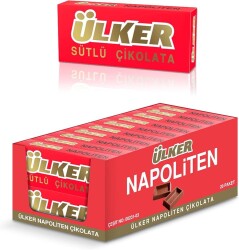 ÜLKER ÇİKOLATA NAP.SÜTLÜ 33 GR. (20*6) 231-03 - ÜLKER
