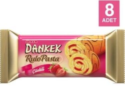 ÜLKER DANKEK RULO PASTA ÇİLEK 235 GR.(8*)668-04 - ÜLKER