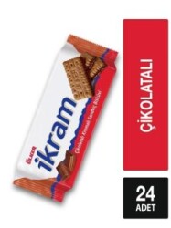 ÜLKER İKRAM KREMALI ÇİKOLATALI BİSKÜVİ 84 GR (24) - ÜLKER