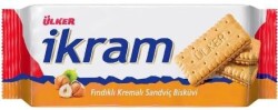 ÜLKER İKRAM KREMALI FINDIKLI BİSKÜVİ 84 GR (24) - ÜLKER