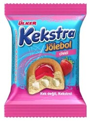 ÜLKER KEKSTRA JÖLEBOL ÇİLEKLİ 40 GR. (24*) 677-07 - ÜLKER