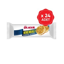 ÜLKER KREMALI SANDVİÇ BİSKÜVİ 61 GR (24) - ÜLKER