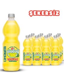ULUDAĞ LİMONATA 1 LT. ŞEKERSİZ (12*) (*60) - ULUDAĞ