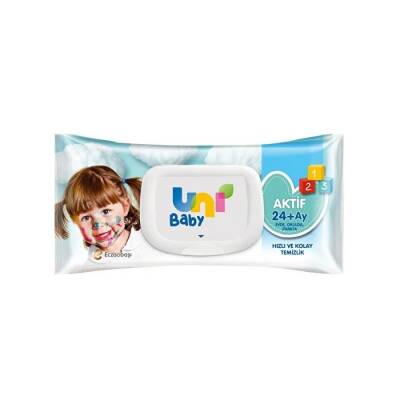 UNİ BABY ISLAK MENDİL 72 Lİ ACTİF - 1