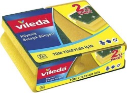 VİLEDA SÜNGER KLASİK 2 Lİ OLUKLU - VİLEDA
