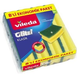 VİLEDA SÜNGER KLASİK 8 Lİ OLUKLU - VİLEDA